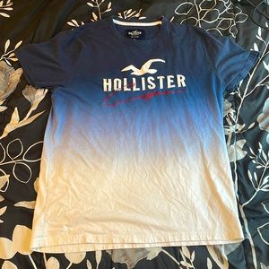 Hollister California Blue White and Red Shirt